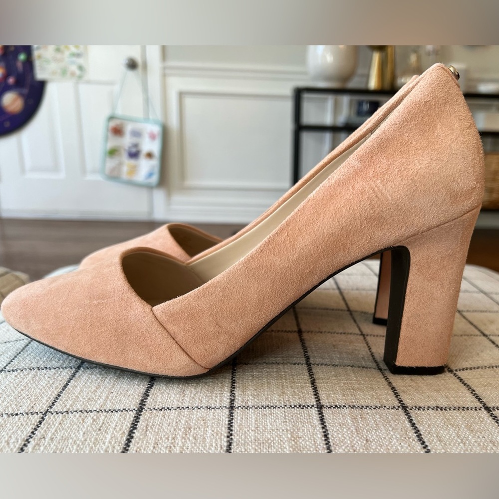 Cole Haan Suede Pink Pumps! Size 8.5. Worn Once, Excellent Condition.